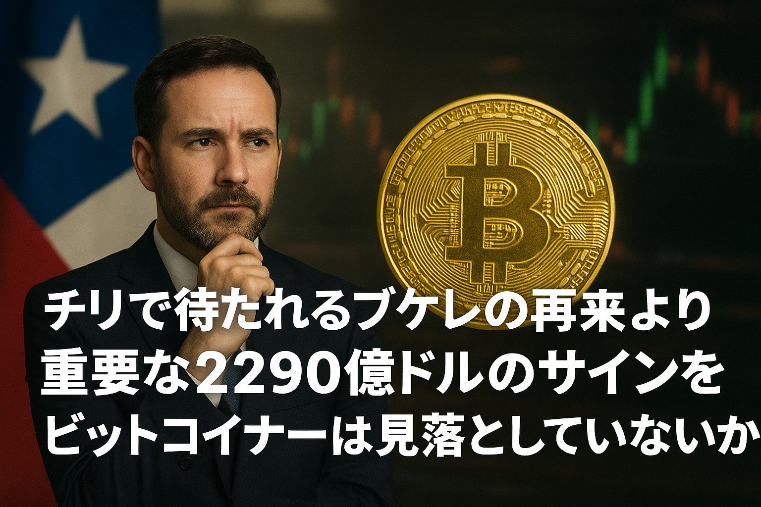 チリで待たれるブケレの再来より重要な2290億ドルのサインをビットコイナーは見落としていないか | Crypto News Topic