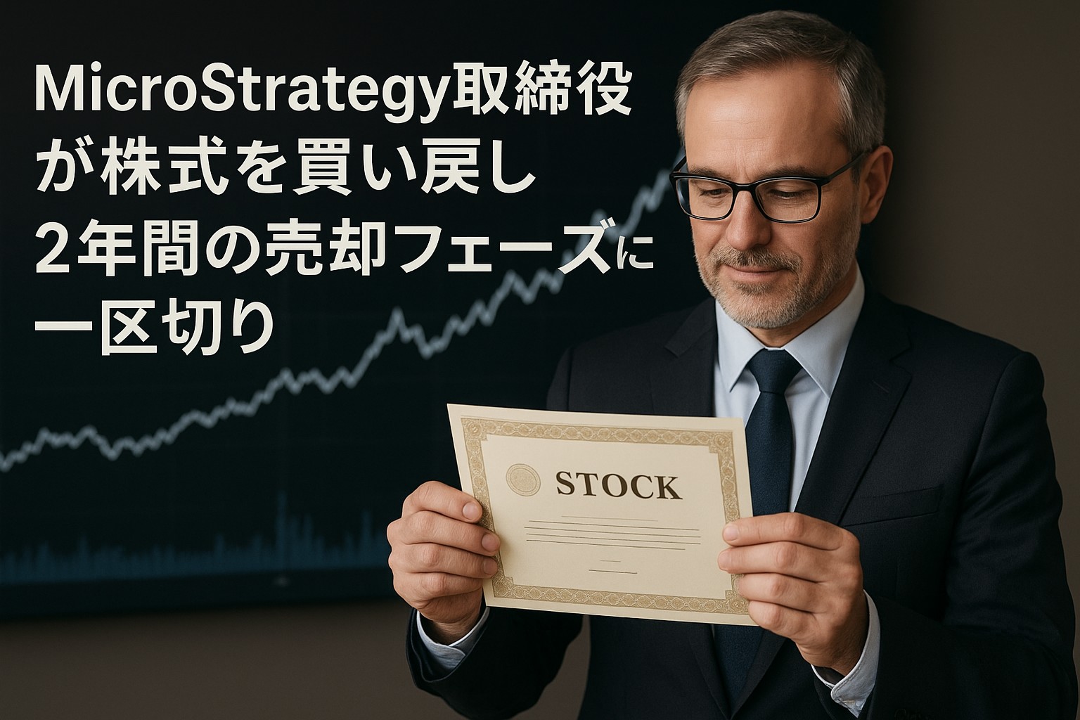 マイクロストラテジー取締役が株式を買い戻し。2年間の売却フェーズに一区切り | Crypto News Topic